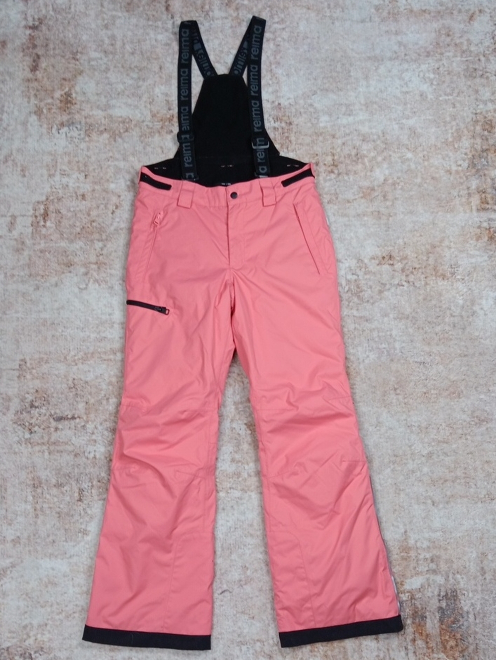 Reima Pink Snow Ski Bib Overalls Kids Size 12
